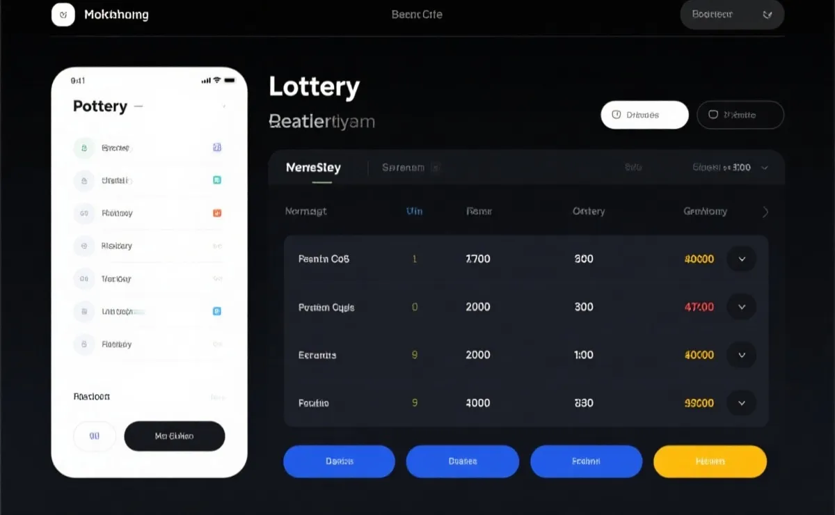 开奖查询界面示意图